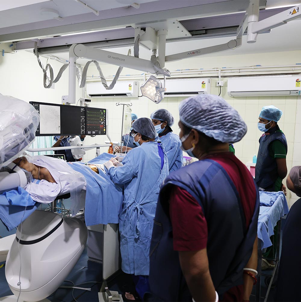 Dr. Maya Gantayet Performing DSA Procedure